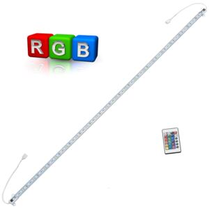 [in.tec]® linie LED aluminiu - iluminat indirect - 1 x 100cm - RGB colorat