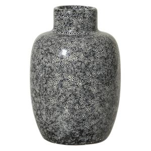 Vaza neagra ceramica H11 cm Bloomingville