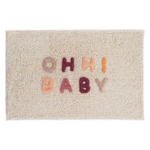 Covoras baie crem din bumbac 40x60 cm Nandi Ohh! Baby Kave Home