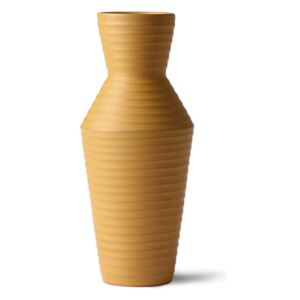 Vaza decorativa ocru din ceramica 18 cm Lidia HK Living