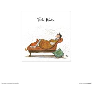 Sam Toft - Forty Winks Reproducere, (30 x 30 cm)