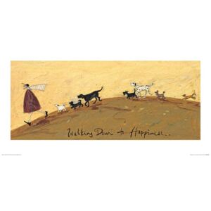 Sam Toft - Walking Down to Happiness Reproducere, (60 x 30 cm)