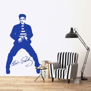 GLIX Elvis Presley - autocolant de perete Albastru 50x30 cm