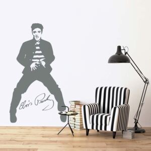 GLIX Elvis Presley - autocolant de perete Gri 50x30 cm