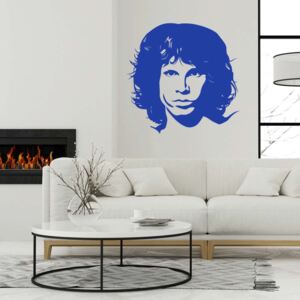 GLIX Jim Morrison - autocolant de perete Albastru 40x40 cm