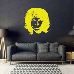 GLIX Jim Morrison - autocolant de perete Galben 40x40 cm