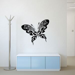 GLIX Butterfly - autocolant de perete Negru 70x55 cm