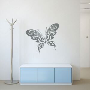GLIX Butterfly - autocolant de perete Gri 30x25 cm