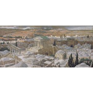 James Jacques Joseph Tissot - The Pagan Temple Built by Hadrian on the Site of Calvary, illustration for 'The Life of Christ', c.1886-94 Reproducere