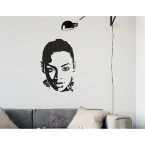 Beyoncé - autocolant de perete Negru 40 x 60 cm