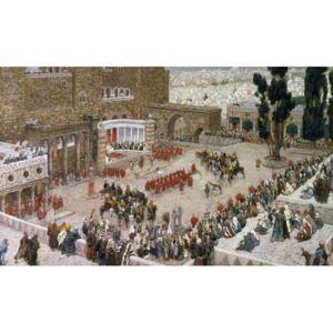 James Jacques Joseph Tissot - The Forum of Jerusalem as Seen From Above, illustration to 'The Life of Christ', c.1886-96 Reproducere