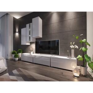 Zondo Mobilier camera de zi Disen (alb + alb lucios)