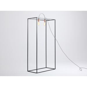 Lampadar din metal negru 70x35x140 cm Metric Custom Form