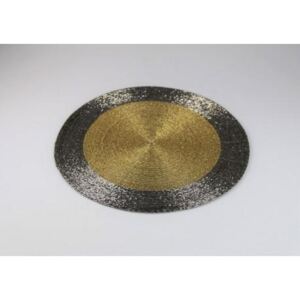 Placemat Beads 35 cm - Argintiu/Auriu