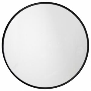 Oglinda rotunda cu rama neagra 80 cm Round Nordal