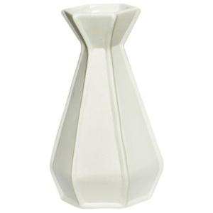 Vaza alba din ceramica 15 cm Small Hubsch