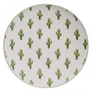 Farfurie verde din ceramica 20 cm Cactus Bloomingville
