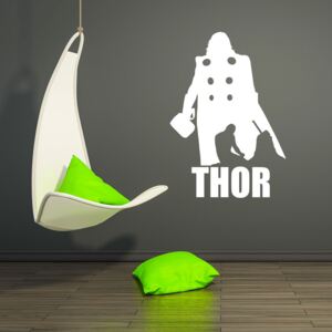 GLIX Avengers Thor - autocolant de perete Alb 30x20 cm