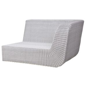 Canapele gradina Cane-line Savannah 2 Seater Module White PE Weave Acrylic Fabric Cushions