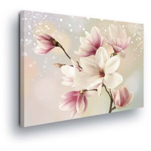 Tablou - Magical Pink Flowers 2 x 30x80 / 3 x 30x100 cm