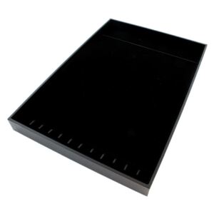 Tavita Eleganta pentru Expunere Bijuterii in Vitrine sau Expozitii, 24x35cm, Culoare Negru
