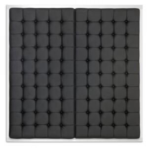 Tablie pat neagra din PVC si inox 180 cm Shangri-La Eichholtz