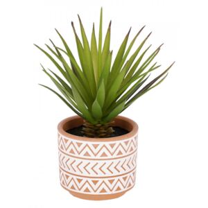 Planta artificiala cu ghiveci din ceramica 13 cm Palm Kave Home