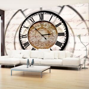 Fototapet Bimago - Clock movement + Adeziv gratuit 100x70 cm