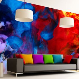 Fototapet - Colored flames 400x280 cm