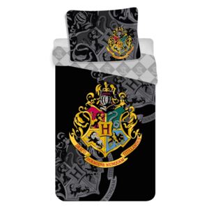 Jerry Fabrics Lenjerie din bumbac Harry Potter, 140 x 200 cm, 70 x 90 cm