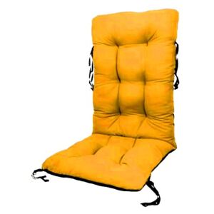 Perna pentru scaun de gradina sau sezlong, 48x48x75cm, culoare galben