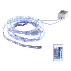 Bandă LED RGB dimabilă TEANIA 3m 16,2W/12/230V Leuchten Direkt 81209-70 + telecomandă