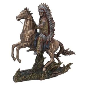 Statueta amerindian Vanatorul de bizoni 28.5 cm