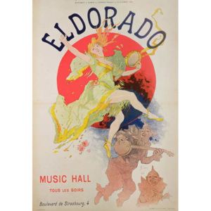 Poster for El Dorado by Jules Cheret Reproducere, Jules Cheret