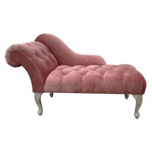 Divan Pink Velvet 120cm x 55cm x 69cm