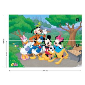 Fototapet - Disney Mickey Mouse Vliesová tapeta - 254x184 cm