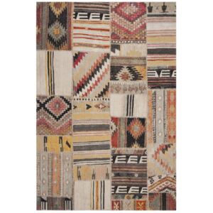 Covor Patchwork Leighton, Taupe/Multicolor, 120x180