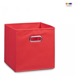 Cos rosu din fleece Storage Box Red Zeller