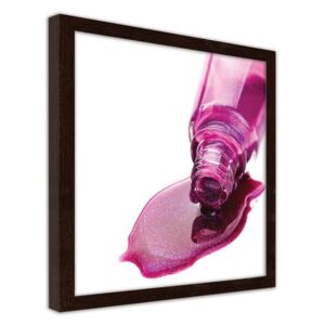 CARO Imagine în cadru - Purple Varnish 20x20 cm Maro