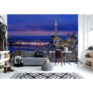 Fototapet GLIX - San Francisco City Skyline 3 + adeziv GRATUIT Tapet nețesute - 368x254 cm