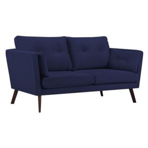 Canapea cu 3 locuri Mazzini Sofas Cotton, albastru nautic