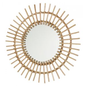Oglinda rotunda maro din salcie 50 cm Sun Willow Unimasa