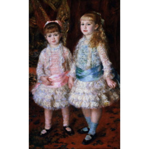 Pink and Blue or, The Cahen d'Anvers Girls, 1881 Reproducere, Pierre Auguste Renoir