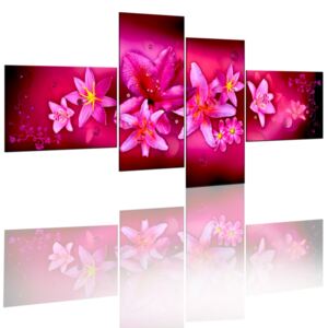 Tablou - Beauty of the lilies 100x45 cm