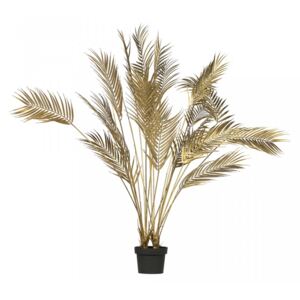 Planta artificiala aurie cu ghiveci 110 cm Palm Woood