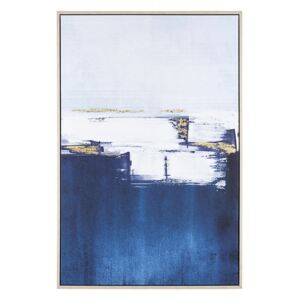 Tablou albastru/alb din MDF si canvas 62x92 cm Bold Bizzotto