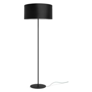 Lampadar negru din metal si textil 165 cm Mika Elementary Sotto Luce