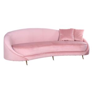 Canapea roz din catifea Bourbon Richmond Interiors