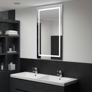 Oglindă cu LED de baie cu senzor tactil, 60 x 100 cm