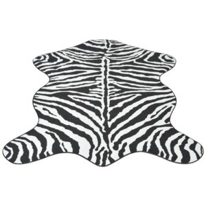 Covor decupat cu imprimeu zebră, 110 x 150 cm